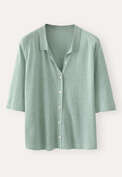 Knitted shirt, Soft jade, webstill