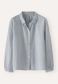 Striped blouse, Ecru blue, webstill