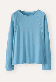 Panelled jersey top, Bluebell, webstill