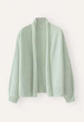 Dolman shawl-collar cardigan, Soft mint, webstill