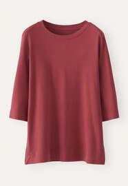 Dolman-sleeve top, Cranberry, webstill