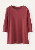 Dolman-sleeve top, Cranberry, webstill