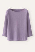 Boat-neck sweater, Purple, webstill