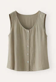 Sleeveless top, Dried sage, webstill