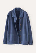 Jersey jacket, Indigo, webstill