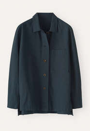 Structured overshirt, Midnight, webstill