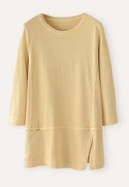 Jersey tunic, Butter yellow, webstill