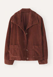 Cord jacket, Chestnut brown, webstill