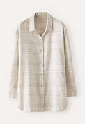 Relaxed overshirt, Cream, webstill