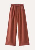 Wide-leg pull-on trousers, Terracotta red, webstill