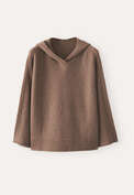 Hooded sweater, Hazelnut, webstill