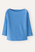 Boat-neck sweater, Soft marine, webstill