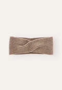 Knotted headband, Latte, webstill