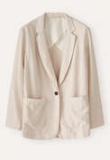 Patch-pocket blazer, Pale natural, webstill