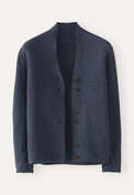 Button-front cardigan, Dark navy, webstill