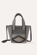 Knotted bag, Black and white, webstill