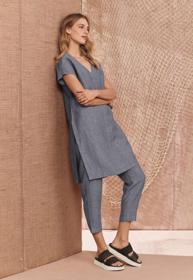 Casual tunic, Washed denim, completeTheLook