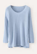 Rib-stitch sweater, Chambray, webstill