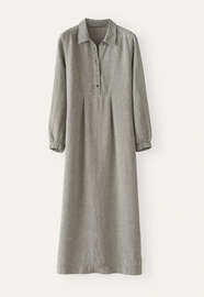 Bib-detail dress, Dark bay, webstill