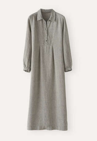 Bib-detail dress, Dark bay, webstill