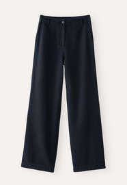Straight-leg trousers, Blue black, webstill