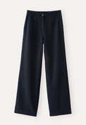 Straight-leg trousers, Blue black, webstill
