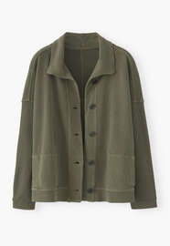 Jersey jacket, Dark moss, webstill