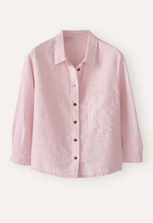 Checked shirt, Soft pink, webstill