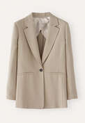Tailored blazer, Pale natural, webstill