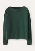 Boxy sweater, Pine green, webstill