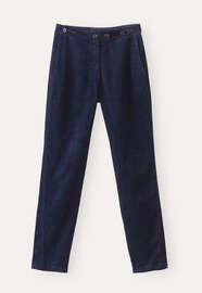 Tapered-leg trousers, Blue ink, webstill