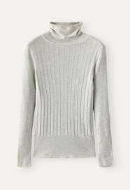 Ribbed sweater, Ecru grey, webstill