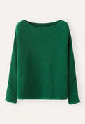 Dolman-sleeve sweater, Emerald green, webstill
