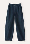 Curved seam jeans, Dark teal, webstill