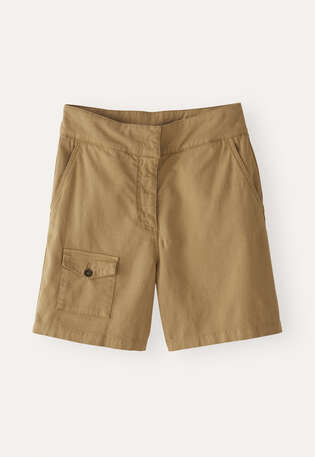 Pocket-detail shorts, Dark sand, webstill