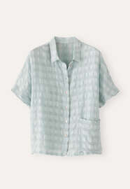 Short-sleeve shirt, Ocean ecru, webstill