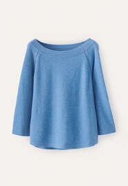 Raglan-sleeve sweater, Soft marine, webstill