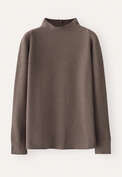 Funnel-neck sweater, Nut brown, webstill