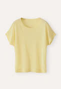 Short-sleeve knit, Lemon, webstill