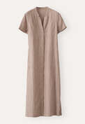 Button-through dress, Shell brown, webstill