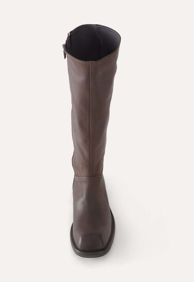 Knee-high boots, Chocolate, completeTheLook