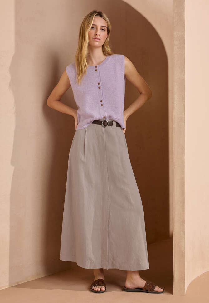 Sleeveless sweater, Pink lavender, completeTheLook
