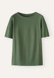Garment-dyed T-shirt, Olive, webstill