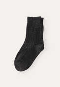 Donegal socks, Charcoal, webstill