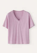 V-neck T-shirt, Orchid pink, webstill