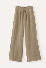 Relaxed wide-leg trousers, Soft khaki, webstill