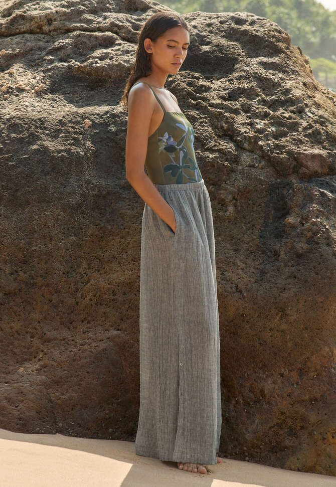 Pull-on trousers, Smoke grey, completeTheLook