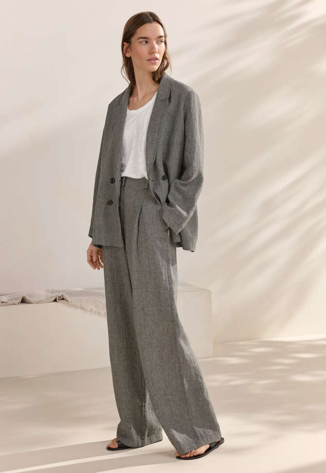Pleat-front trousers, Monochrome, completeTheLook