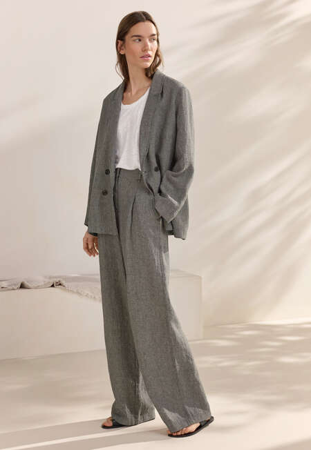 Pleat-front trousers, Monochrome, completeTheLook