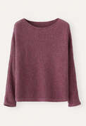 Dolman-sleeve sweater, Berry pink, webstill